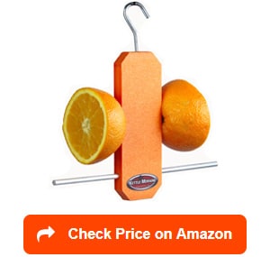 Kettle-Moraine-Recycled-Single-Oriole-Orange-Fruit-Stick-Feeders